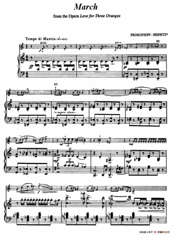 March（小提琴+钢琴伴奏）