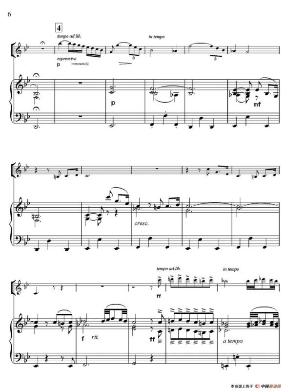 Adagio for Strings & Organ（柔板）（小提琴+钢琴伴奏）