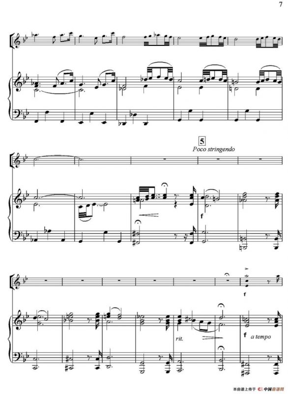 Adagio for Strings & Organ（柔板）（小提琴+钢琴伴奏）