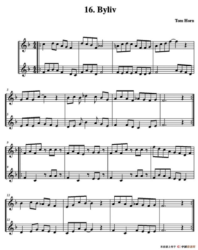 Byliv（简易二重奏）