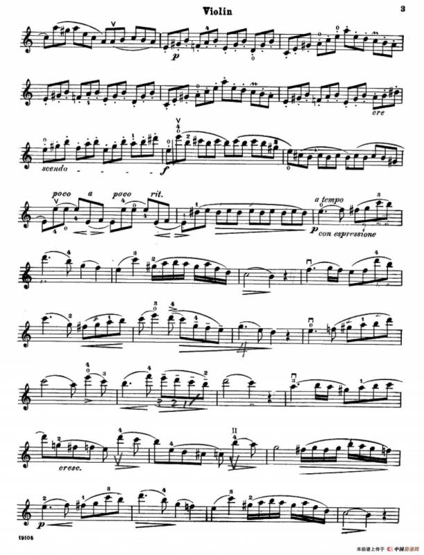 Concerto No.1 in a minor（A小调第一小提琴协奏曲）