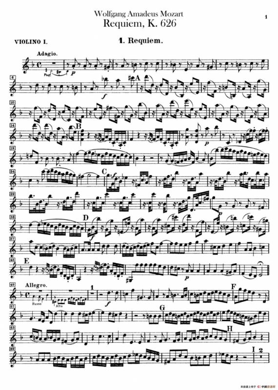 Wolfgang Amadeus Requiem K.626（安魂曲）