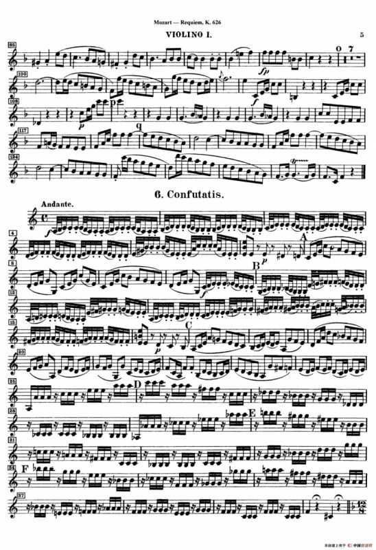 Wolfgang Amadeus Requiem K.626（安魂曲）