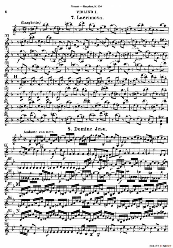 Wolfgang Amadeus Requiem K.626（安魂曲）