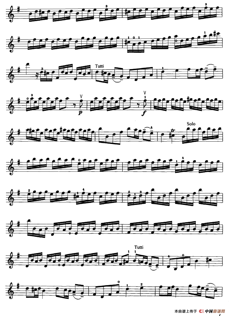 G大调协奏曲第一乐章