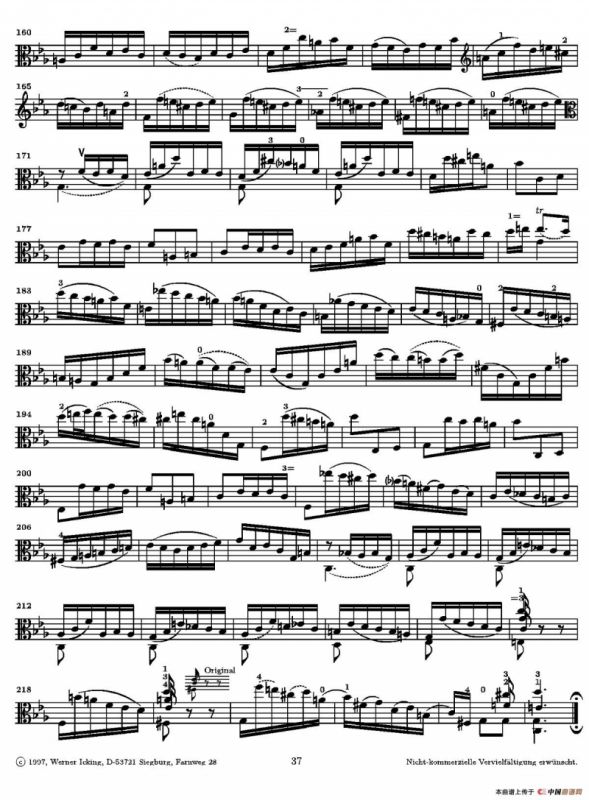 巴赫《无伴奏组曲》Ⅴ（中提琴）