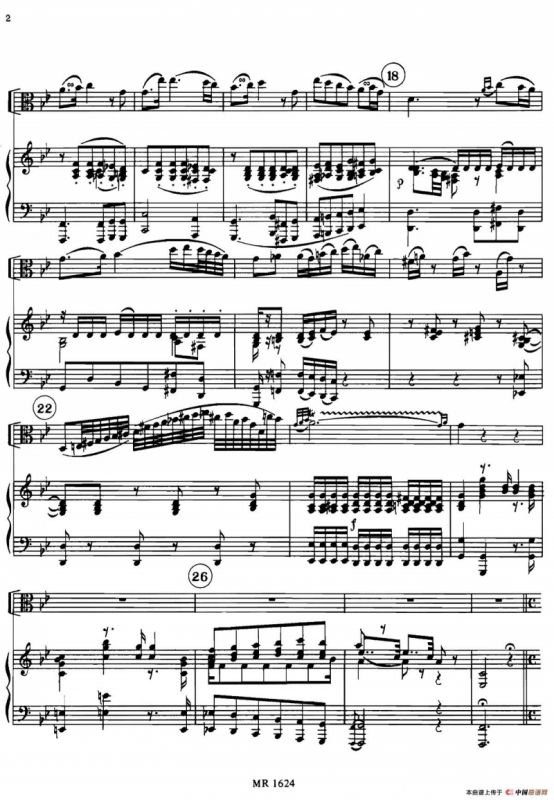 FANTASIE（幻想曲）（中提琴+钢琴伴奏）