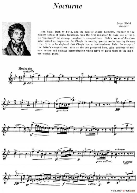 夜曲（Nocturne）（约翰·菲尔德作曲版）