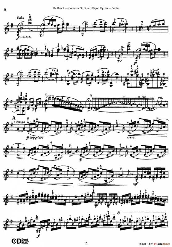 G大调第七协奏曲（Concerto No.7 in G Major）Op.76