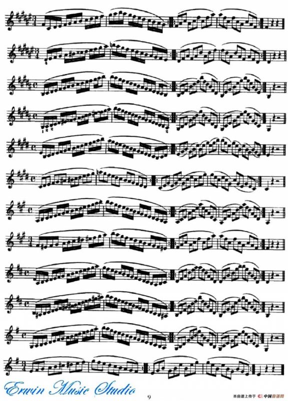 赫利美利《小提琴音阶练习》（Hrimaly《Scale Studies》）