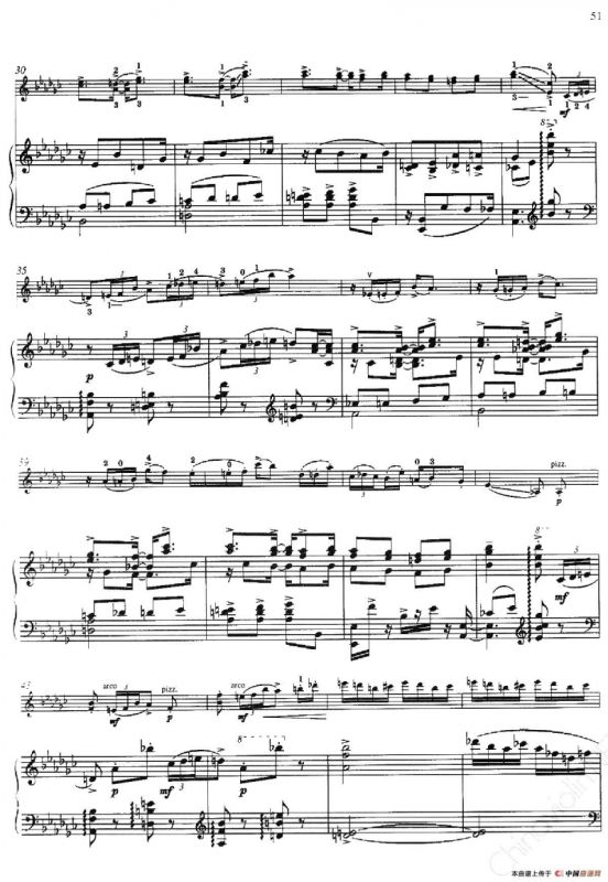 Three Preludes for Piano·Ⅲ（为钢琴而作的三首前奏曲·Ⅲ）（小提琴+钢琴伴奏）