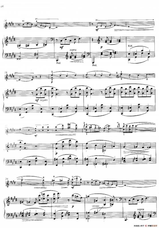 Three Preludes for Piano·Ⅱ（为钢琴而作的三首前奏曲·Ⅱ）（小提琴+钢琴伴奏）