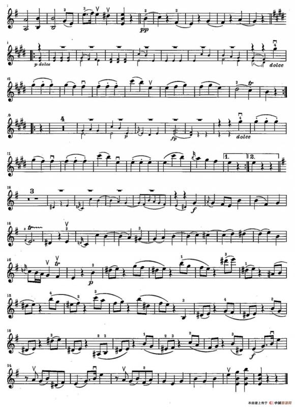 SONATE KV304（奏鸣曲 KV304）