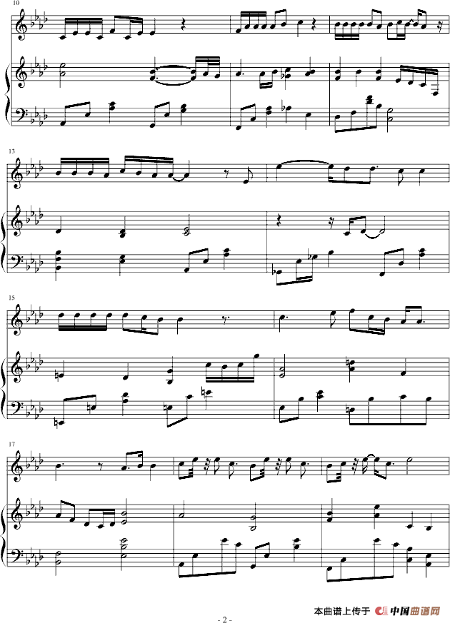 落叶归根（小提琴+钢琴伴奏）