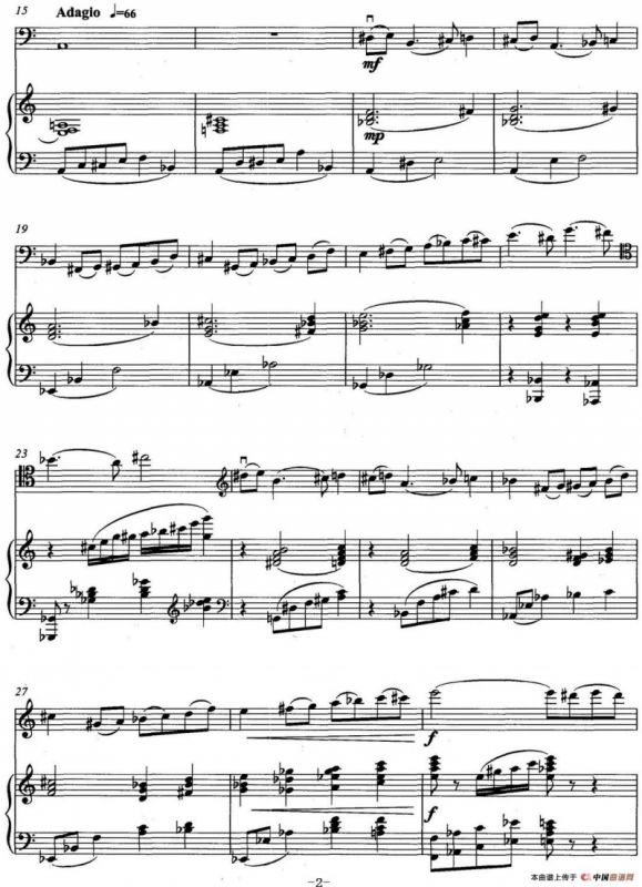 随想曲（低音提琴+钢琴伴奏）