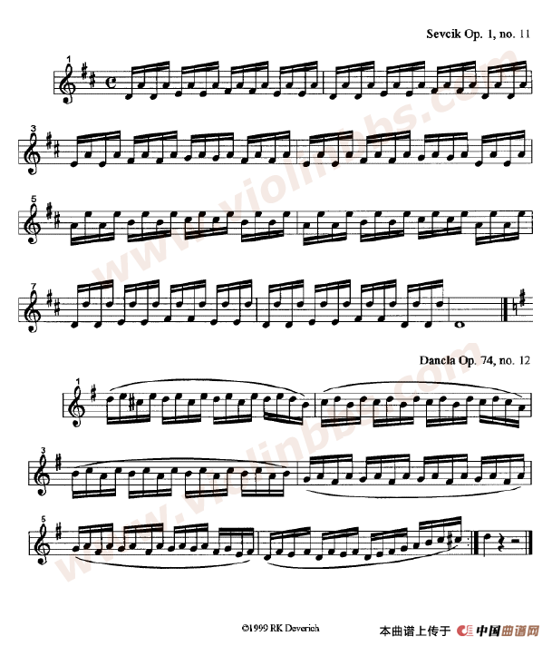 训练左手手指的颗粒性练习曲