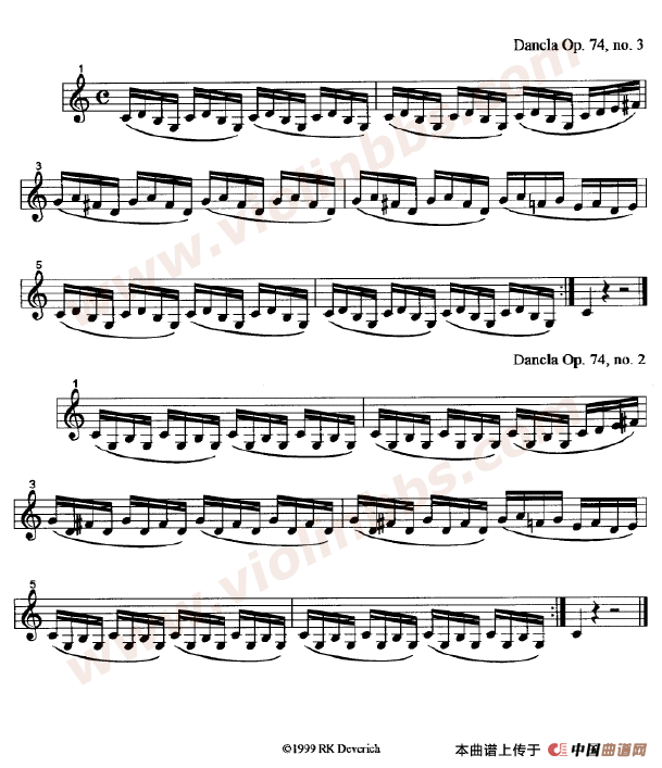 训练左手手指的颗粒性练习曲