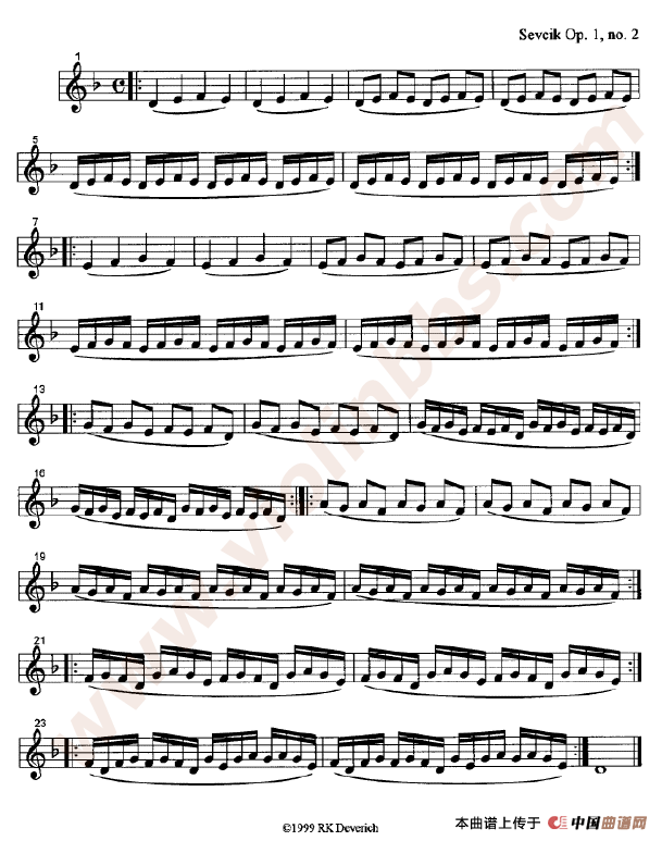 训练左手手指的颗粒性练习曲