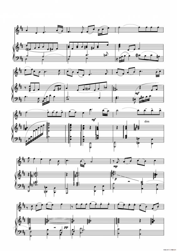 浪漫曲Romanza（小提琴与钢琴）