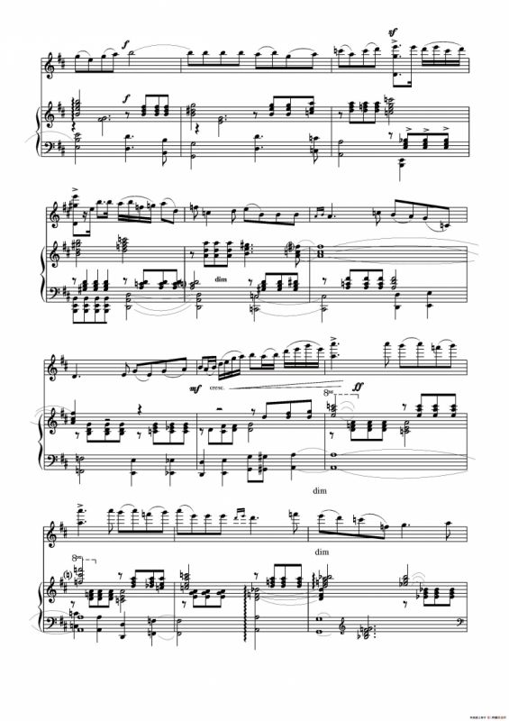 浪漫曲Romanza（小提琴与钢琴）