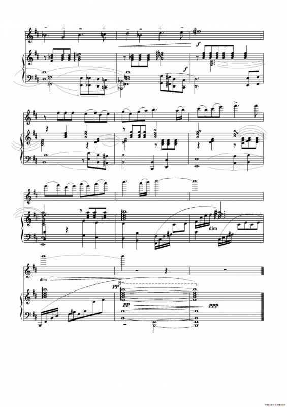 浪漫曲Romanza（小提琴与钢琴）