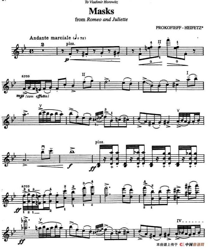 Masks（from Romeo and Juliette）