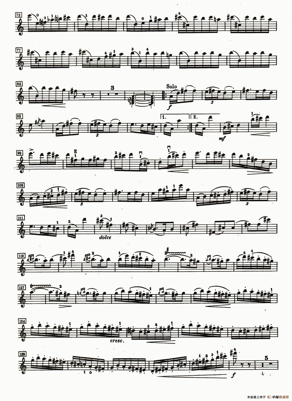 D小调小提琴协奏曲