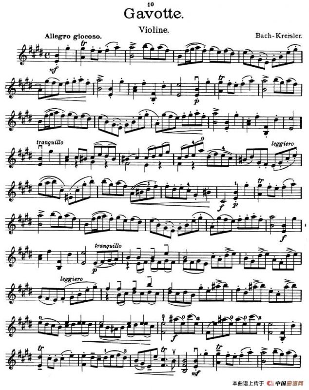 Gavotte（加沃特舞曲）