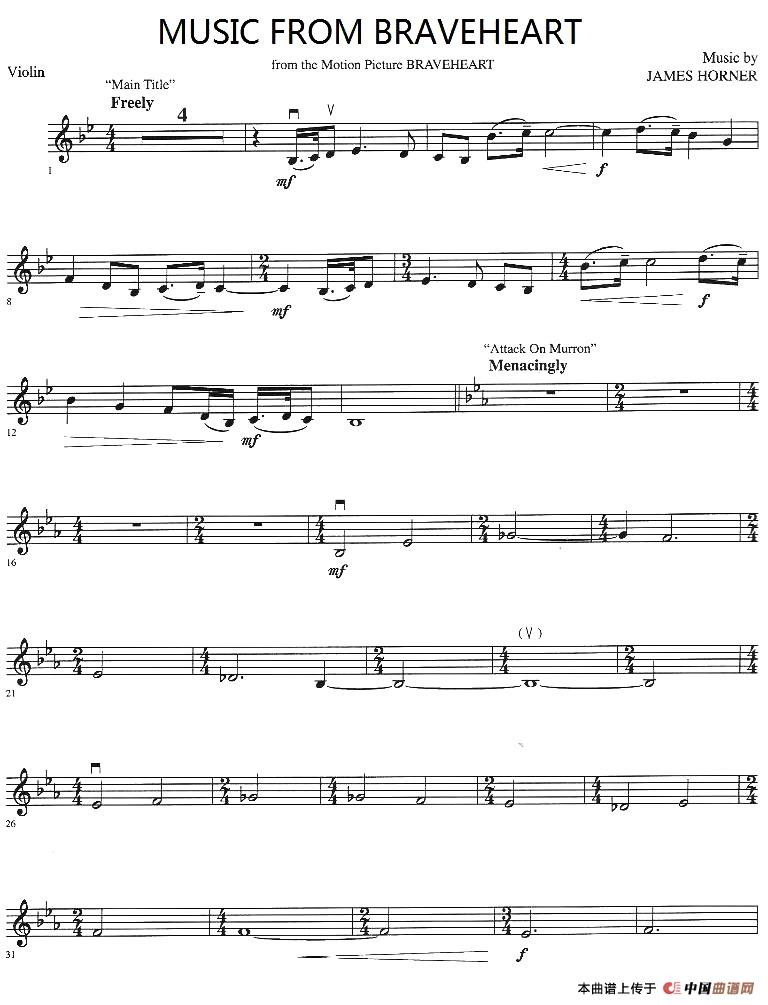 MUSIC FROM BRAVEHEART