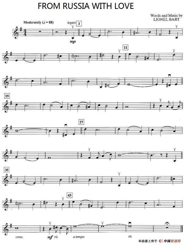 FROM RUSSIA WITH LOVE