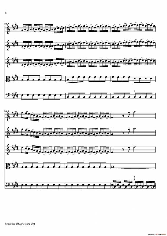 La Primavera·Spring（四季·春）（弦乐协奏曲总谱）