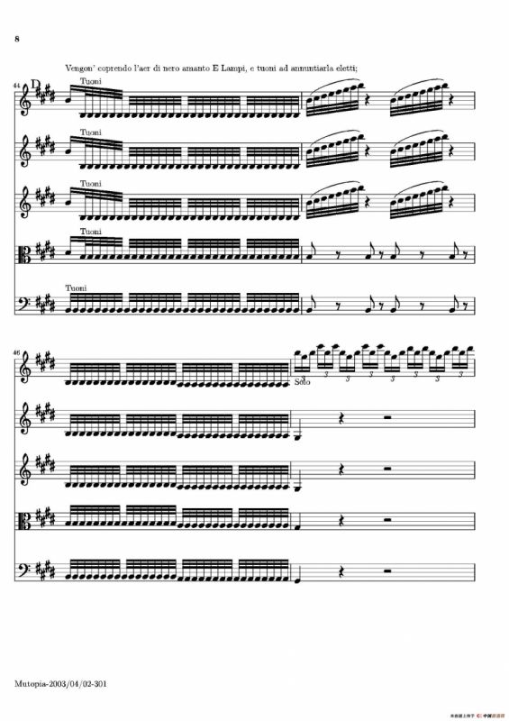 La Primavera·Spring（四季·春）（弦乐协奏曲总谱）