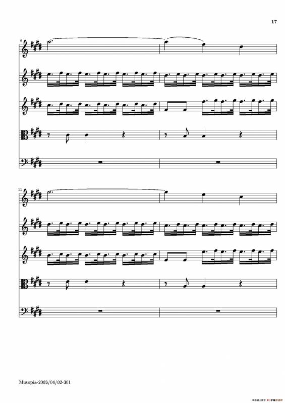 La Primavera·Spring（四季·春）（弦乐协奏曲总谱）