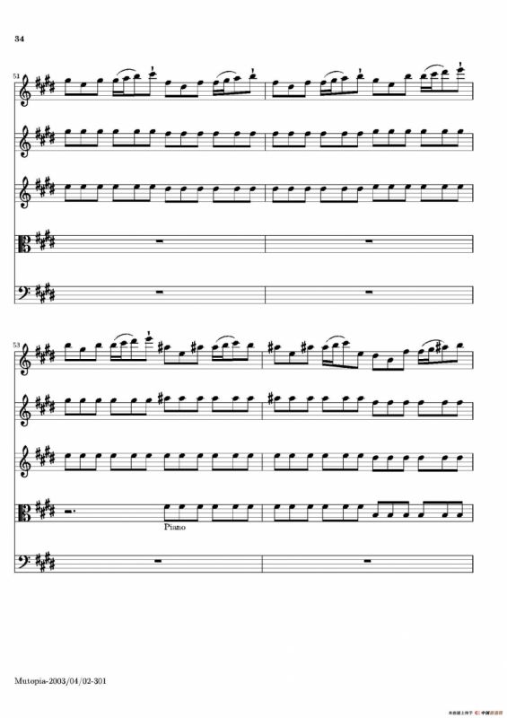 La Primavera·Spring（四季·春）（弦乐协奏曲总谱）