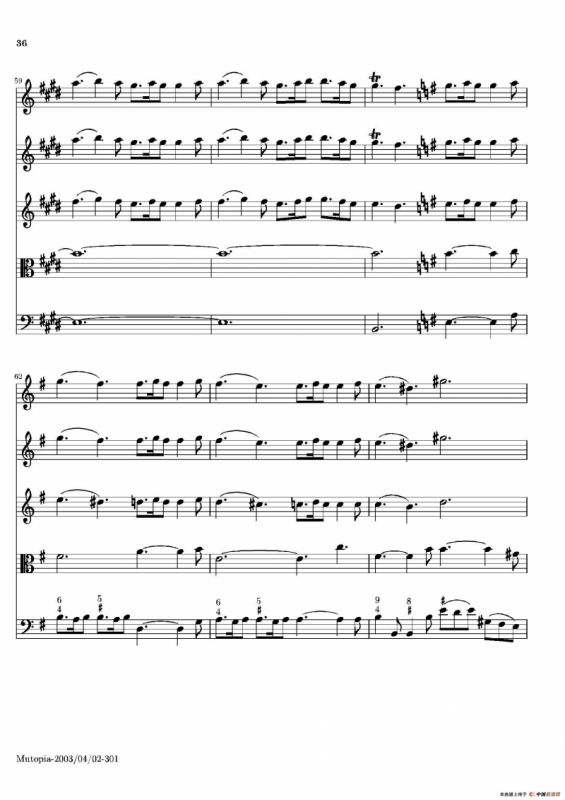 La Primavera·Spring（四季·春）（弦乐协奏曲总谱）