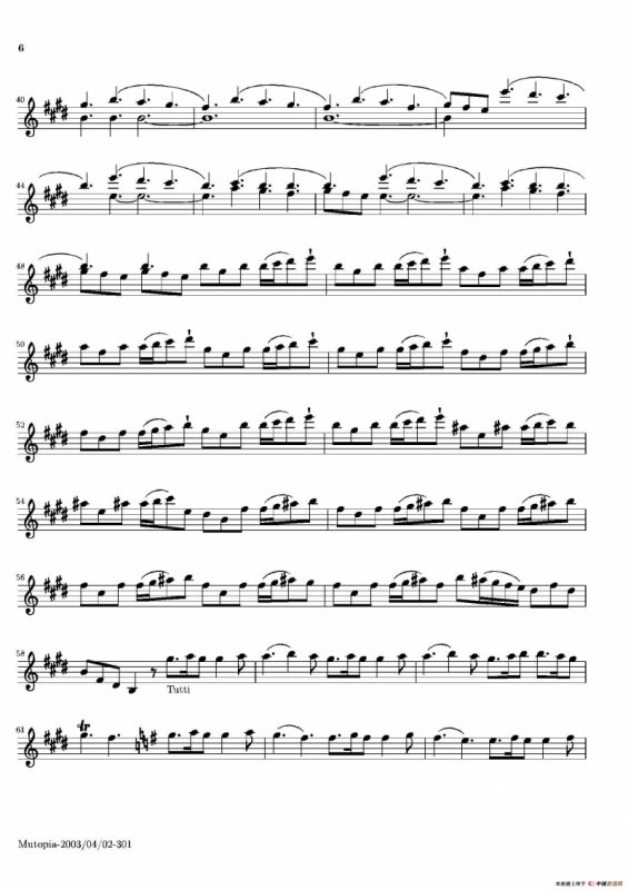 La Primavera·Spring（四季·春）（小提琴分谱）