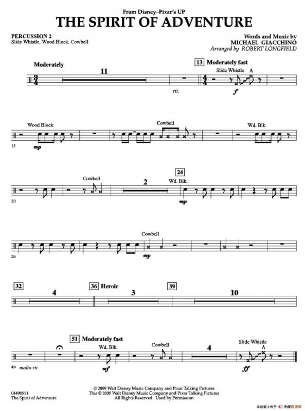 The Spirit of Adventure（交响弦乐团分谱）