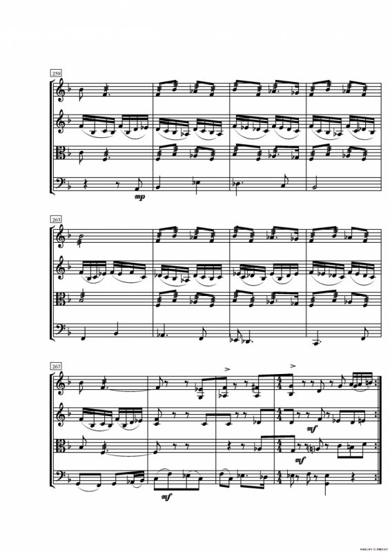 第一弦乐四重奏（葛清作品）