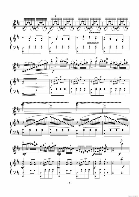 霓裳曲（小提琴独奏+钢琴伴奏）