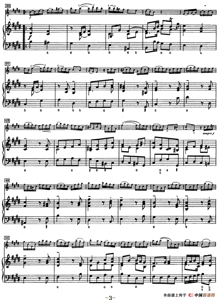 第六奏鸣曲（小提琴+钢琴）