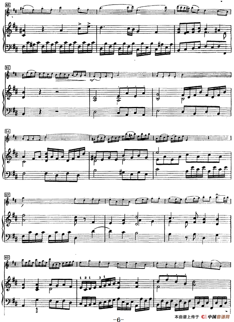 第四奏鸣曲（小提琴+钢琴）