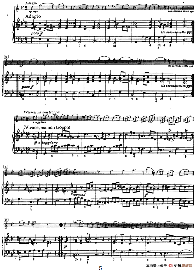 第二奏鸣曲（小提琴+钢琴）