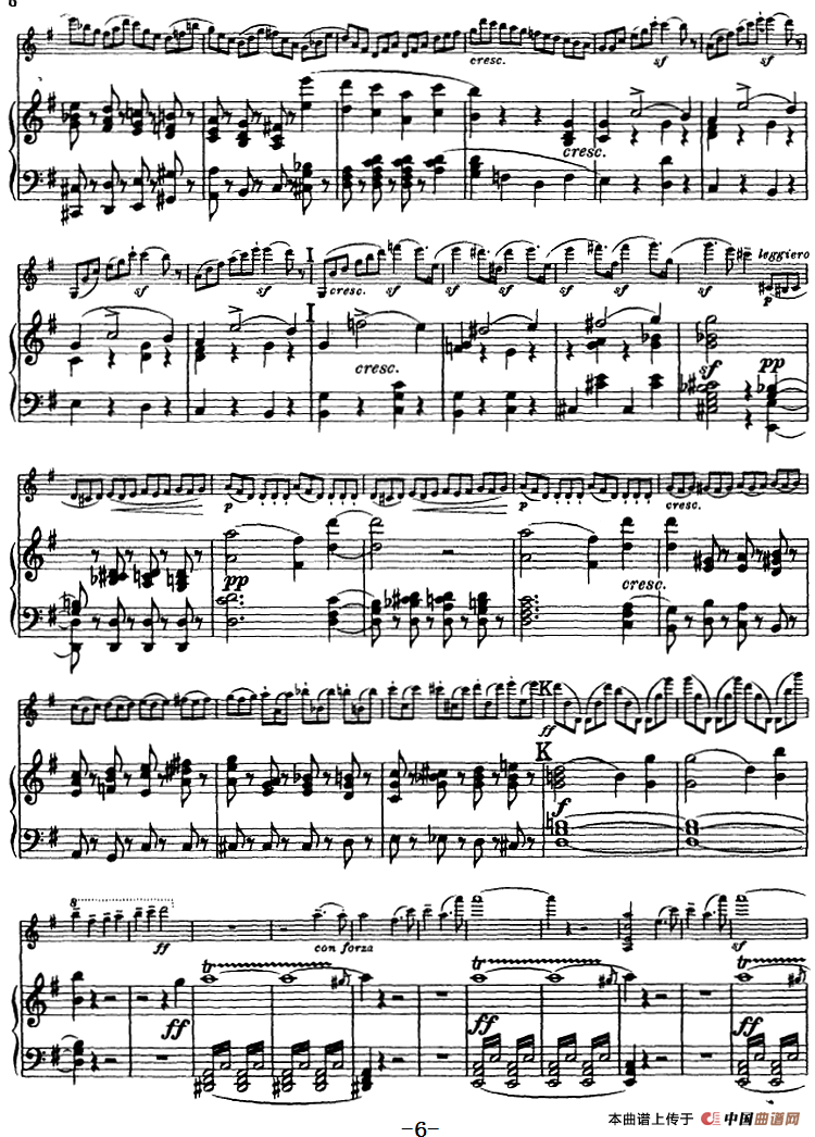 E小调协奏曲（Op.64）（小提琴+钢琴）