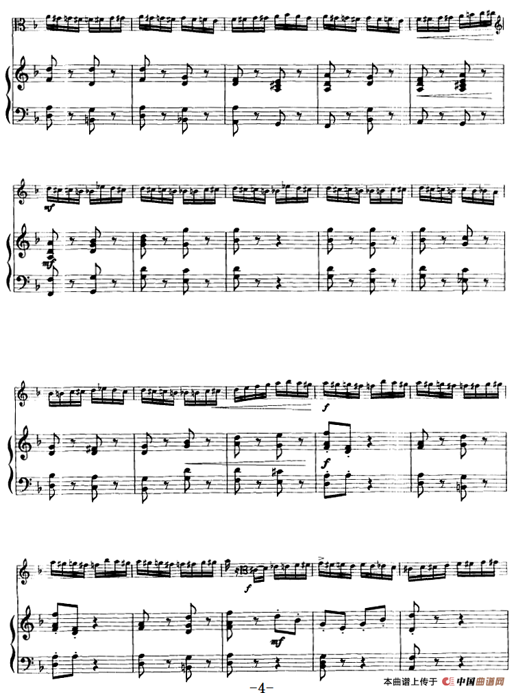 野蜂飞舞（中提琴+钢琴伴奏）