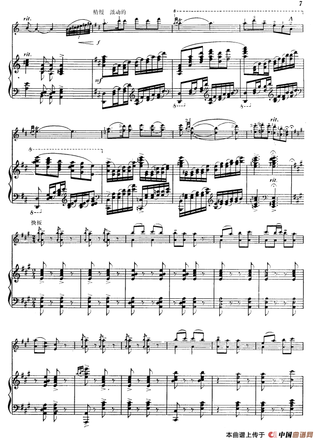 椰林迎春（小提琴+钢琴伴奏）