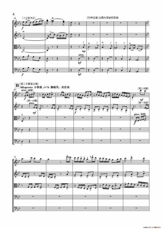 弦乐大赋格·丝绸之路上的哲学沉思（五重奏）