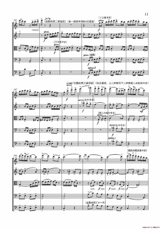 弦乐大赋格·丝绸之路上的哲学沉思（五重奏）