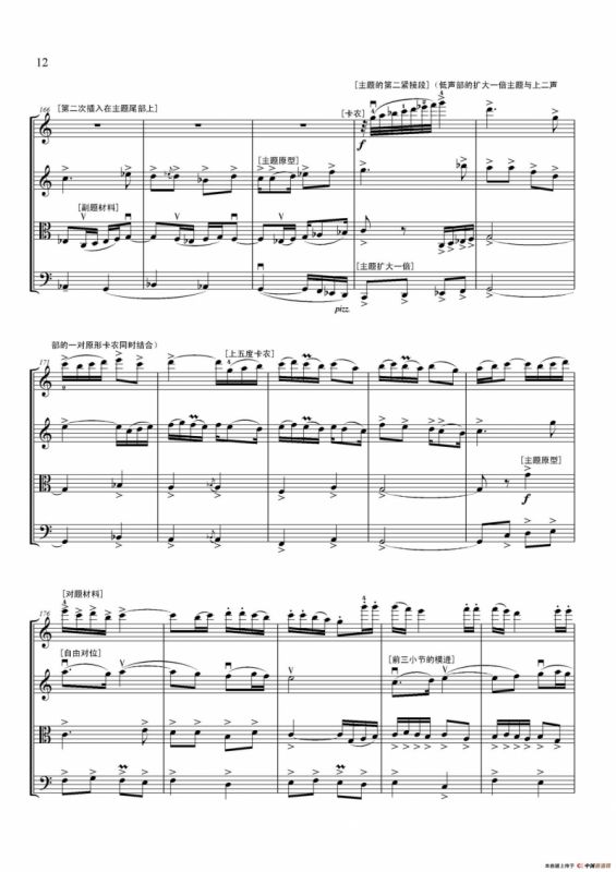 弦乐大赋格·丝绸之路上的哲学沉思（四重奏）