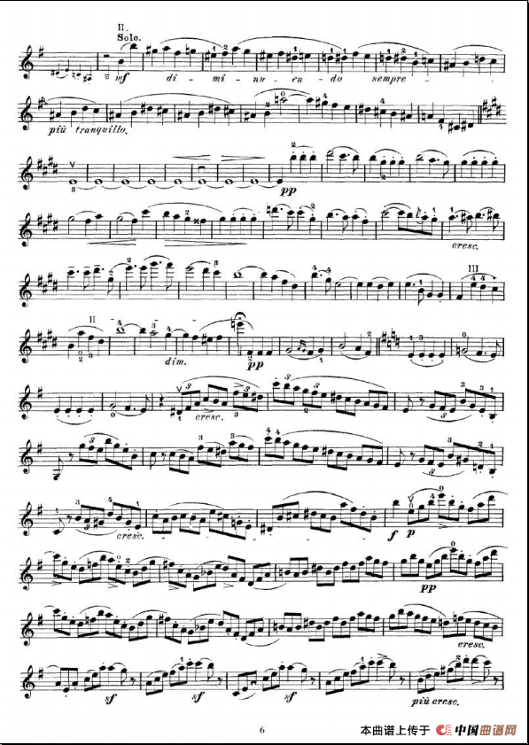 e小调小提琴协奏曲