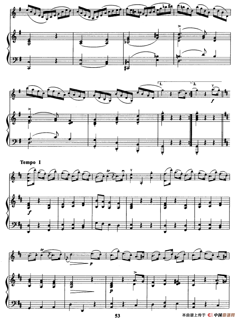 波波拉小步舞曲（小提琴+钢琴伴奏）